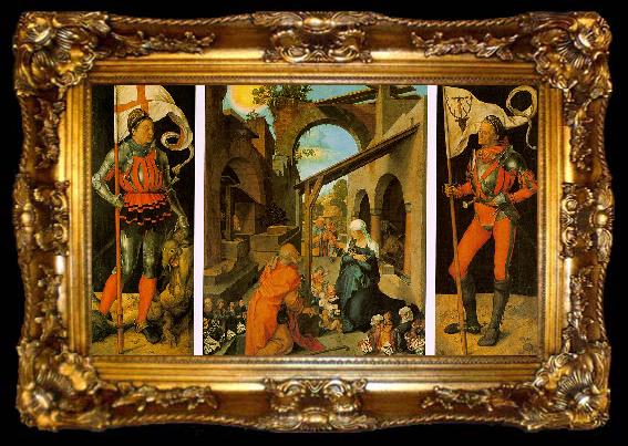 framed  Albrecht Durer Paumgartner Altarpiece, ta009-2